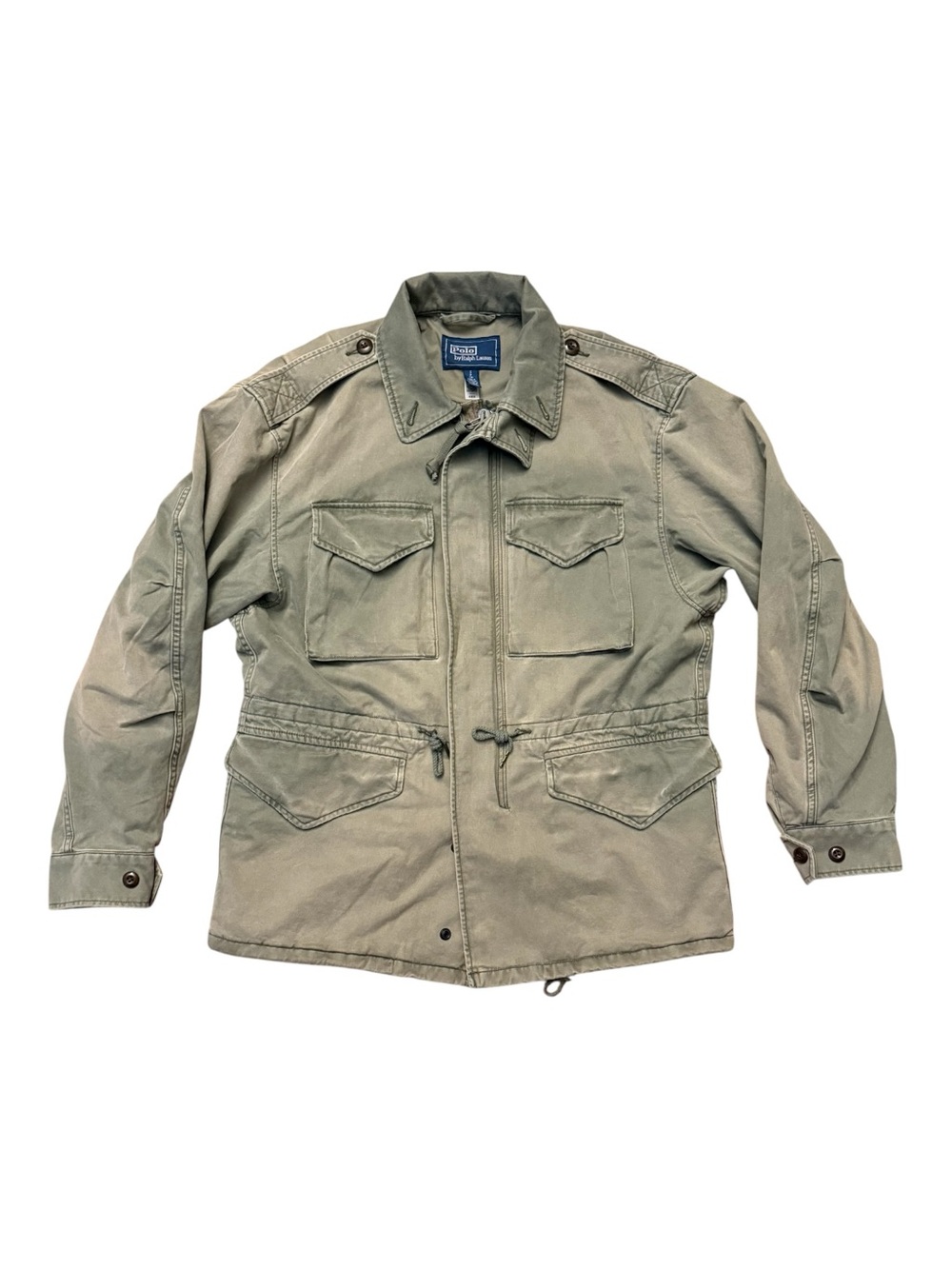 Ralph Lauren Olive Green Military Field Jacket - Men's